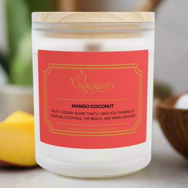 Essential Oils Wooden Wick Candle