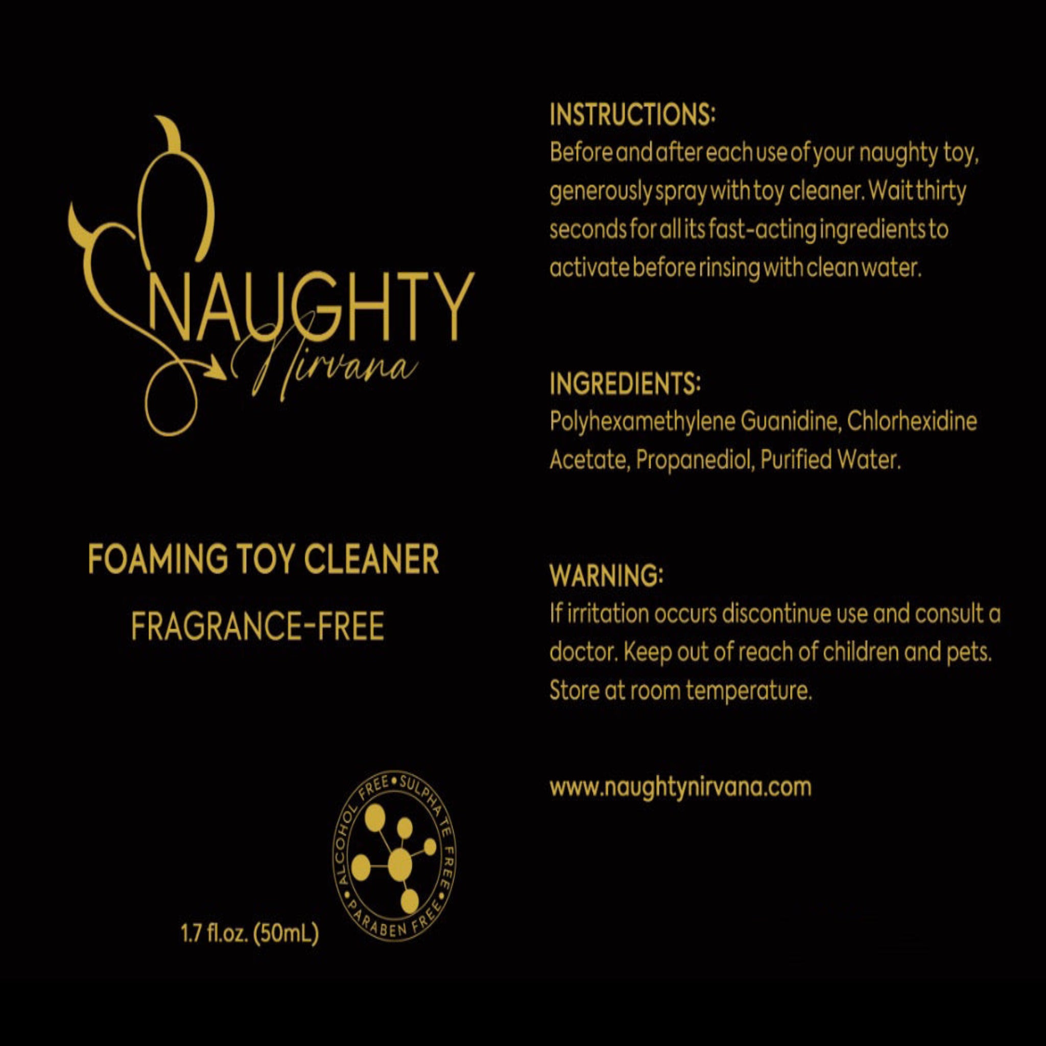 Naughty Nirvana Foaming Toy Cleaner