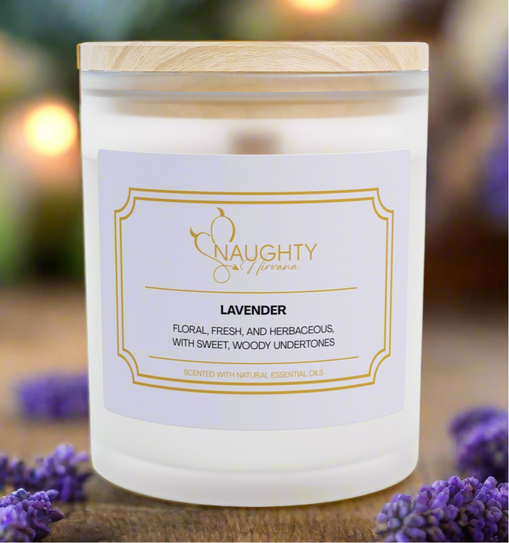 Essential Oils Wooden Wick Candle